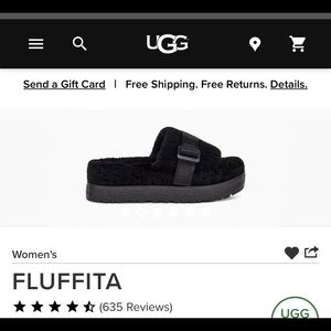 Ugg FLUFFITA Slides